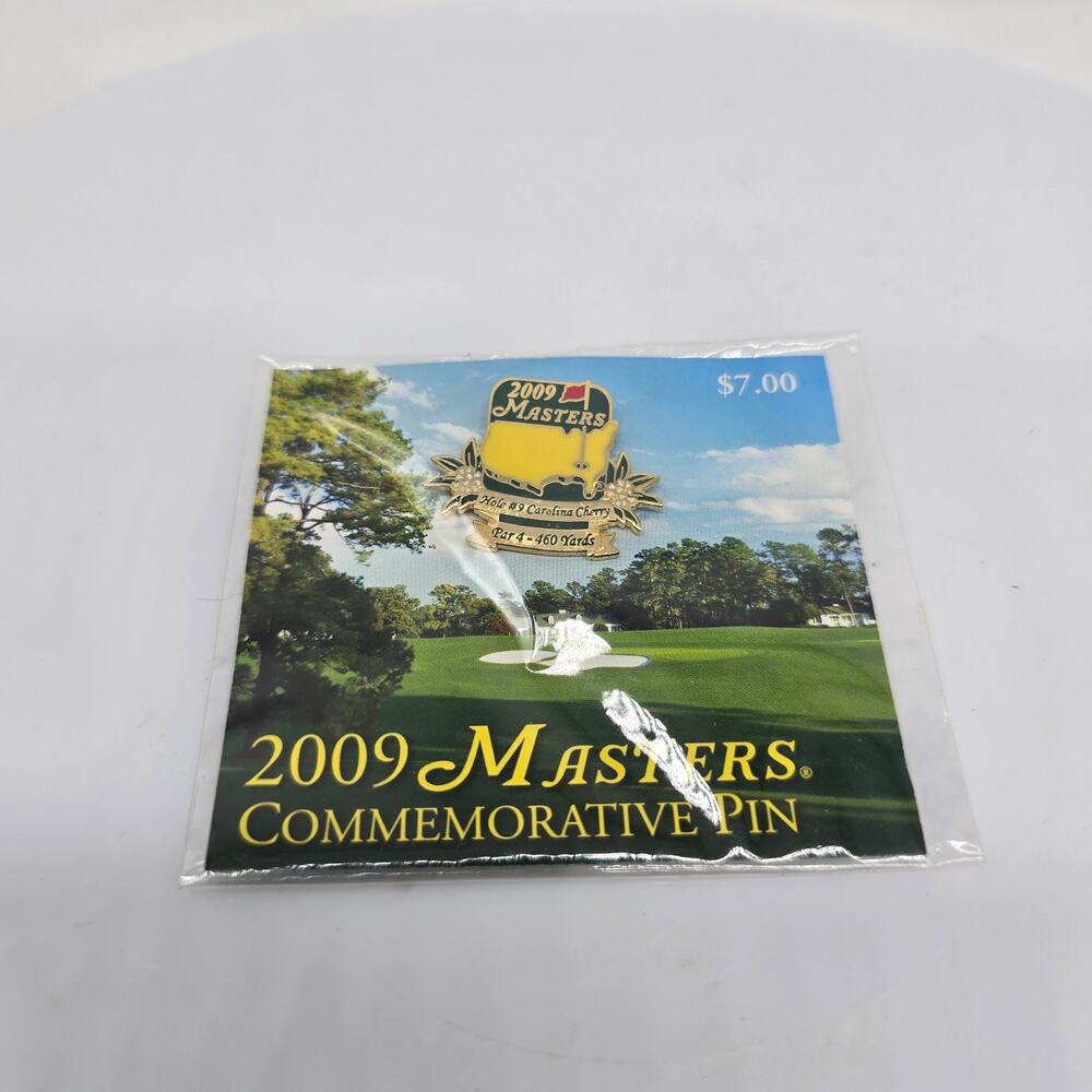 2009 Masters Commemorative Pin Augusta National Golf Club Angel Cabrera Wins